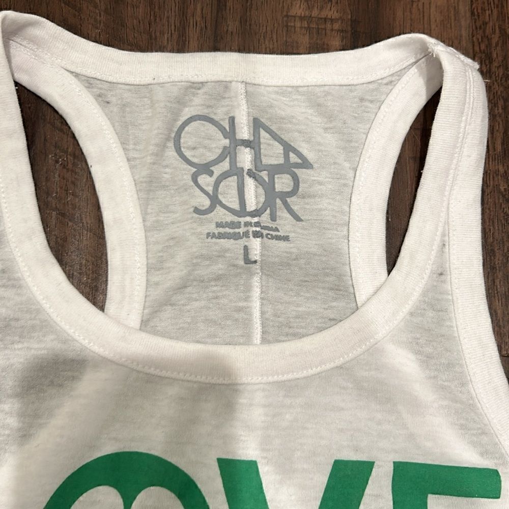 Chaser “Love” Tank Top, Size Large - Picture 4 of 7